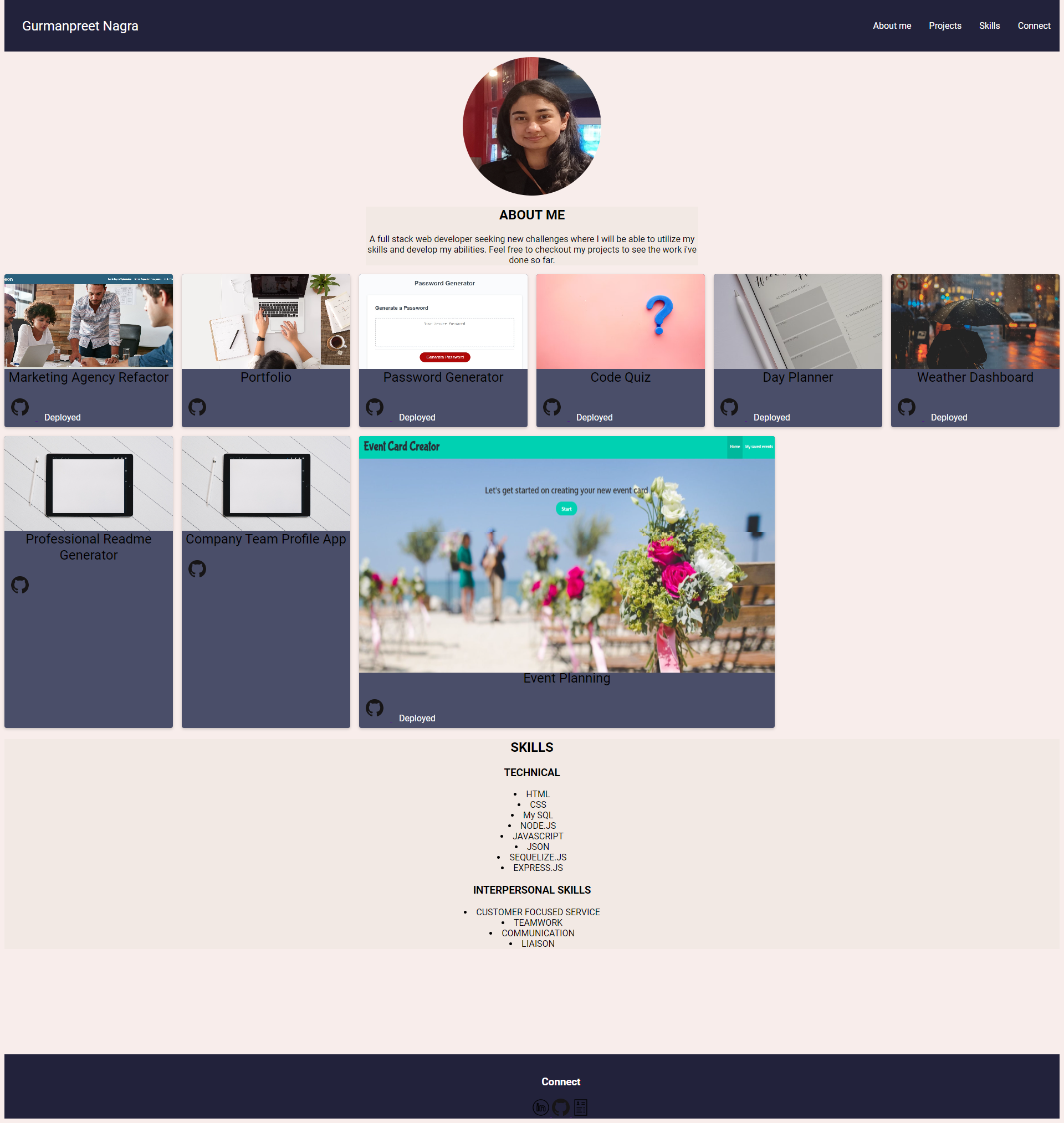 marketing website screenshot